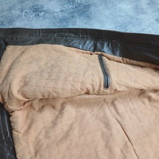 Chaqueta de Cuero Vintage para Hombre