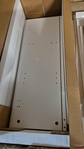 Mueble Auxiliar 2 Puertas Estante Ajustable Blanco