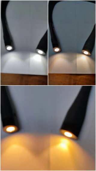 Lámpara led de cuello para lectura