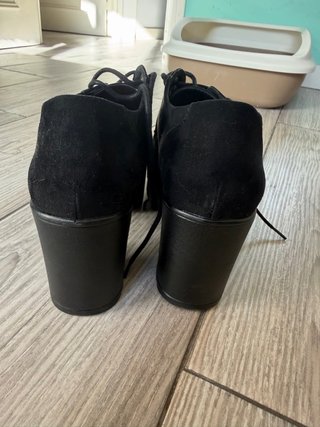Zapatos Oxford con Plataforma Negros