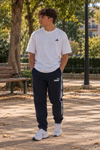 Pantalón chándal Puma azul marino niño XL