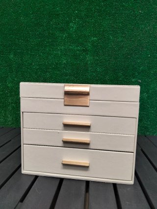 Joyero 4 Niveles 3 Cajones Songmics JBC161W01