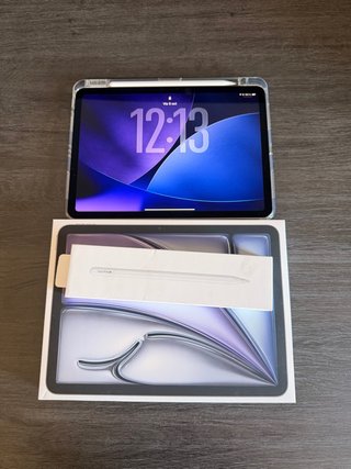 iPad Air M4 gris incluye apple pencil pro