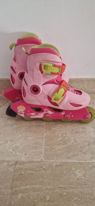 Patines niña Oxelo rosas