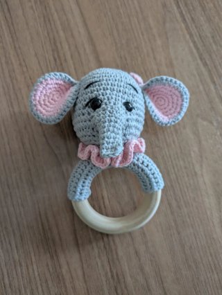 Set de 2 Sonajeros de Crochet para Bebé