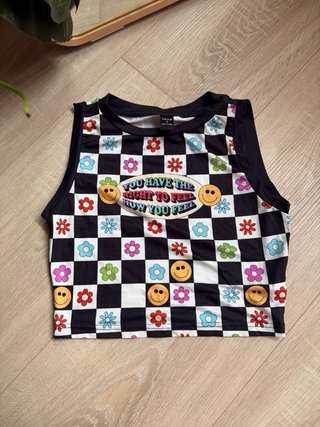 Top Shein Estampado Talla S