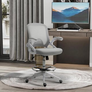 Silla Oficina Alta Giratoria con Reposapiés Malla