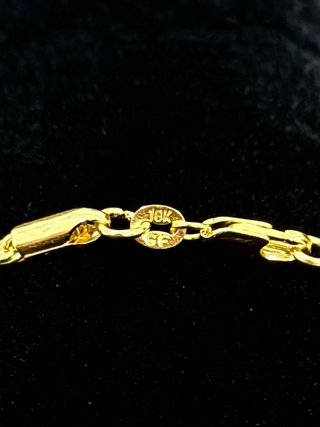 Pulsera de Plata Chapada en Oro 18K