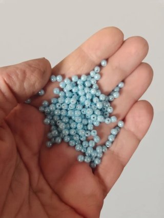 Cuentas de cristal turquesa 4mm