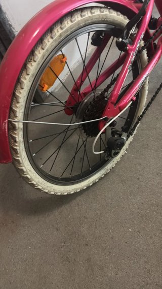 Bicicleta niña rosa Halebob