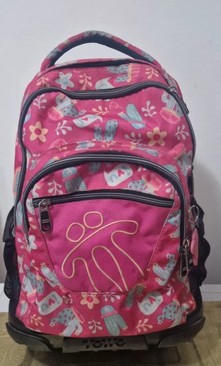 Mochila Totto Infantil Estampado Cactus