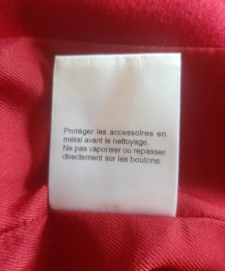 Chaqueta Gucci Lana Roja Mujer Talla M
