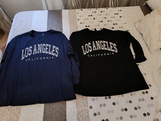 2 Camisetas Los Angeles Talla grande