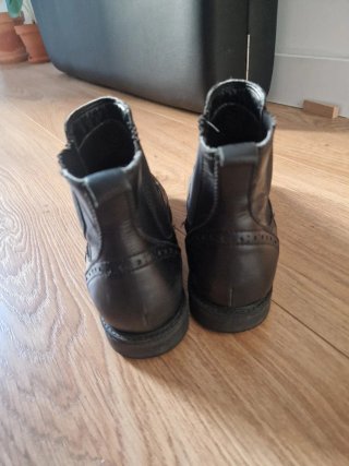 Botines de Piel Negros Talla 37