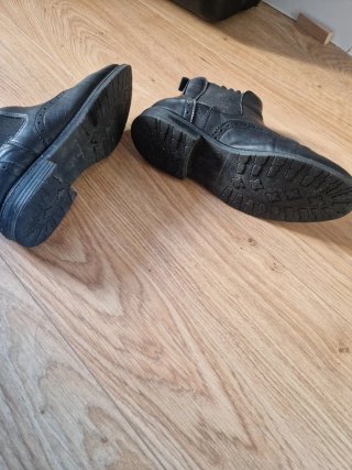Botines de Piel Negros Talla 37