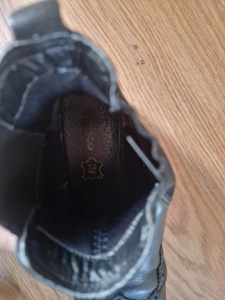 Botines de Piel Negros Talla 37