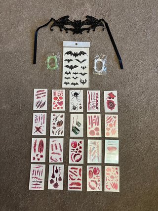 Lote de Complementos para Disfraz de Vampiresa