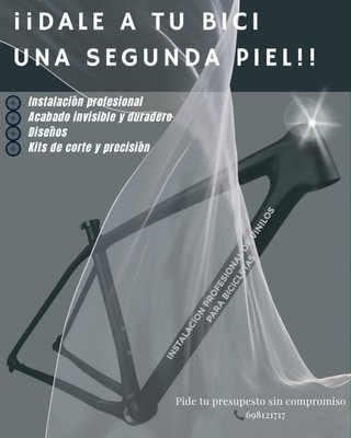Instalador Vinilos Protectores Bicicletas