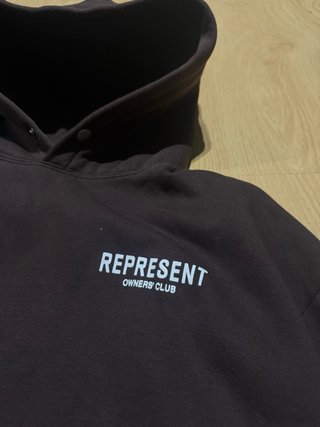 Hoodie Represent Owners' Club Castanho