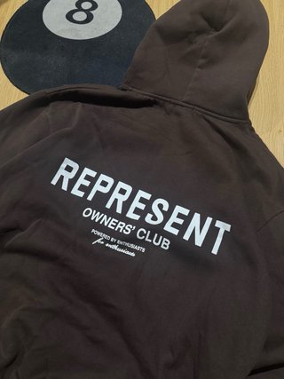 Hoodie Represent Owners' Club Castanho