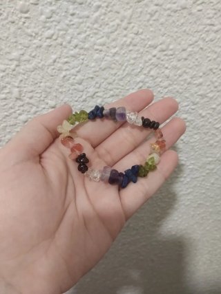 Pulsera de minerales naturales