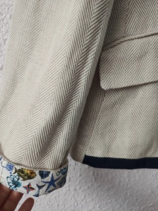 Blazer Vilagallo talla M beige