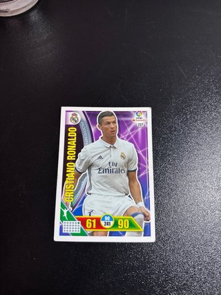 Carta Fútbol Keylor Navas Super Crack y Cristiano