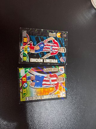 Cartas Futbol Saúl y Gameiro Edición Limitada