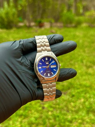 Seiko 5 Automático Calibre 6309 Esfera Azul