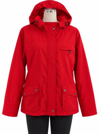 Chaqueta Roja con Capucha
