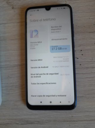 Móvil Xiaomi Redmi Note 7 Azul