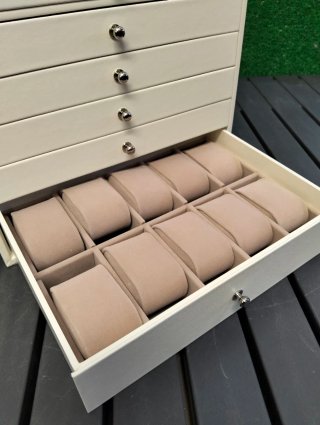 Joyero Caja de Joyas 10 Cajones SONGMICS JBC10W