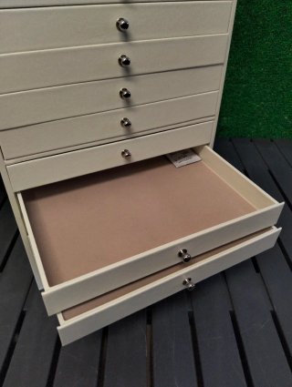 Joyero Caja de Joyas 10 Cajones SONGMICS JBC10W