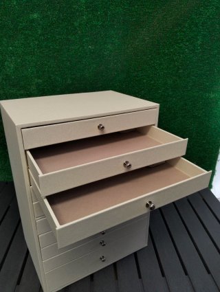 Joyero Caja de Joyas 10 Cajones SONGMICS JBC10W
