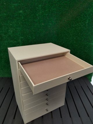 Joyero Caja de Joyas 10 Cajones SONGMICS JBC10W