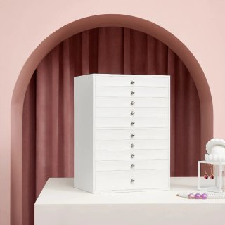 Joyero Caja de Joyas 10 Cajones SONGMICS JBC10W