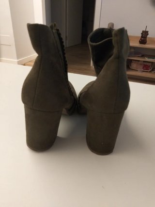 Botines de Tacón Verdes
