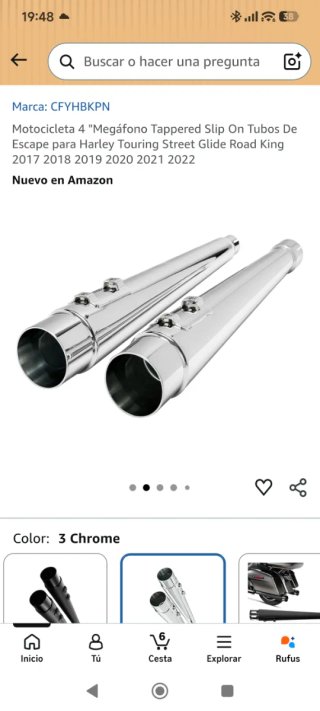 Tubos de Escape Slip-On para Harley Touring