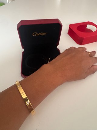 Pulsera Love color Oro
