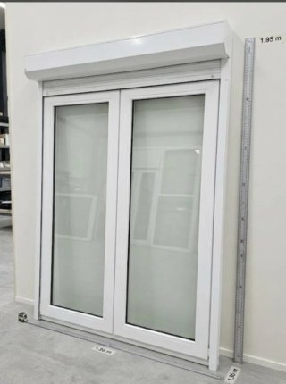 Balconera PVC con persiana 190x122