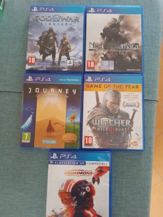 Juegos PS4: God of War, Nier, Journey, Witcher, SW