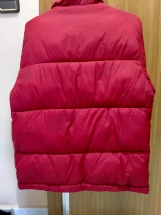 Chaqueta Acolchada Roja Zara Talla L