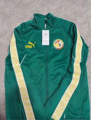 Felpa Puma King Senegal Verde Oro