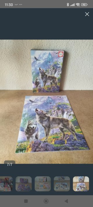 Puzzle Educa 500 piezas Lobos