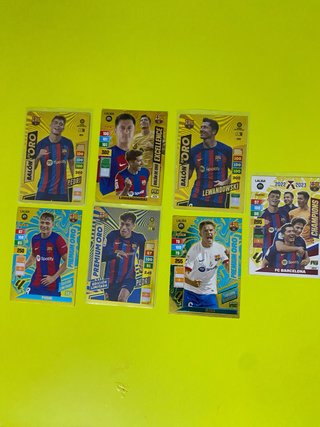Lote 7 cromos FC Barcelona + REGALO