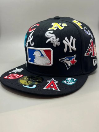 Gorra New Era MLB 59FIFTY All Over Negro 7 1/4