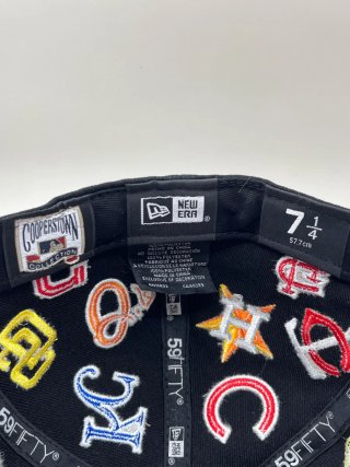 Gorra New Era MLB 59FIFTY All Over Negro 7 1/4