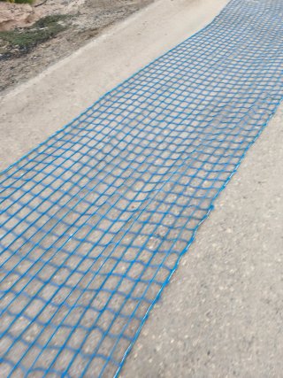 Red de seguridad obra 2x30m azul