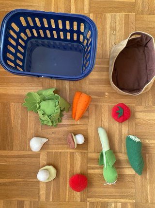 Juego de Verduras de Juguete