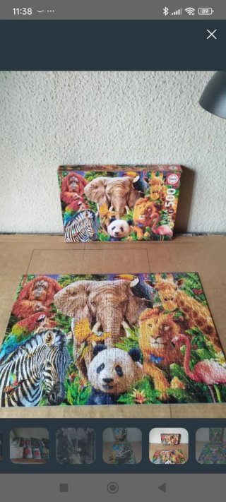Puzzle Educa 500 Piezas Animales